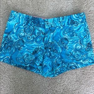 Lilly Pulitzer shorts - Dark and Stormy Print
